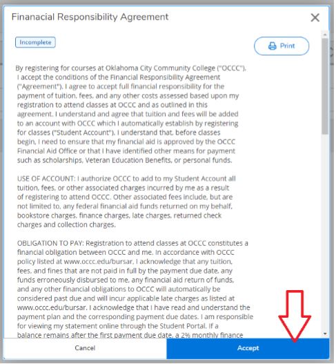 Financial Responsibility Step 6