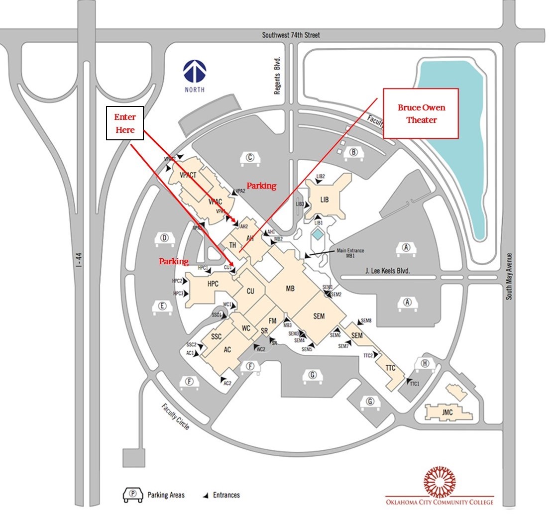 Map to the Bruce Owen