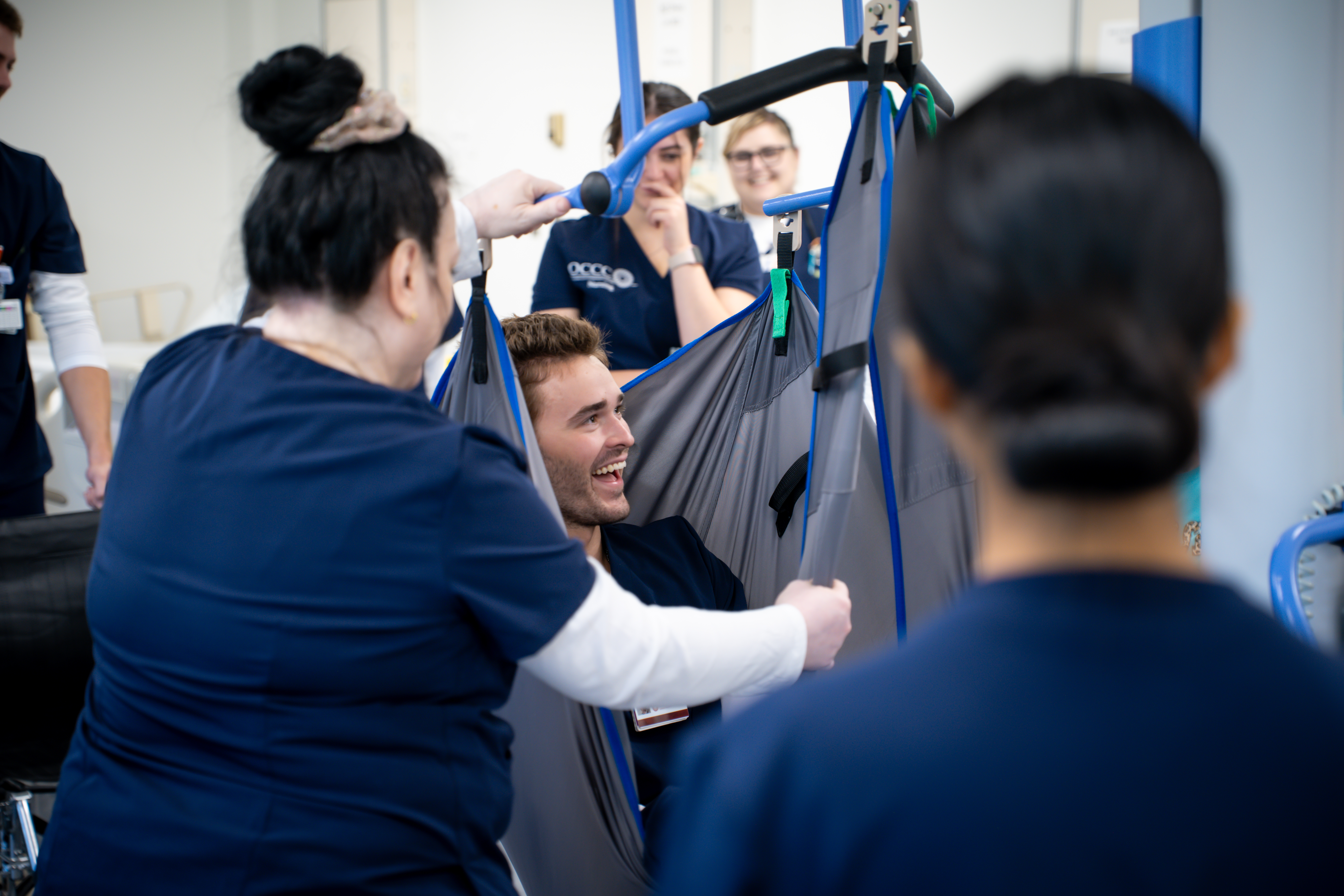 Oklahoma City Community College nursing students.