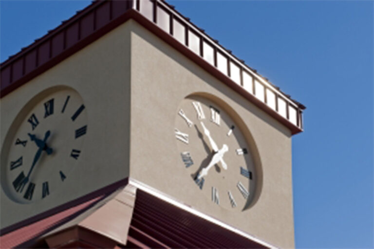 Campus clock.