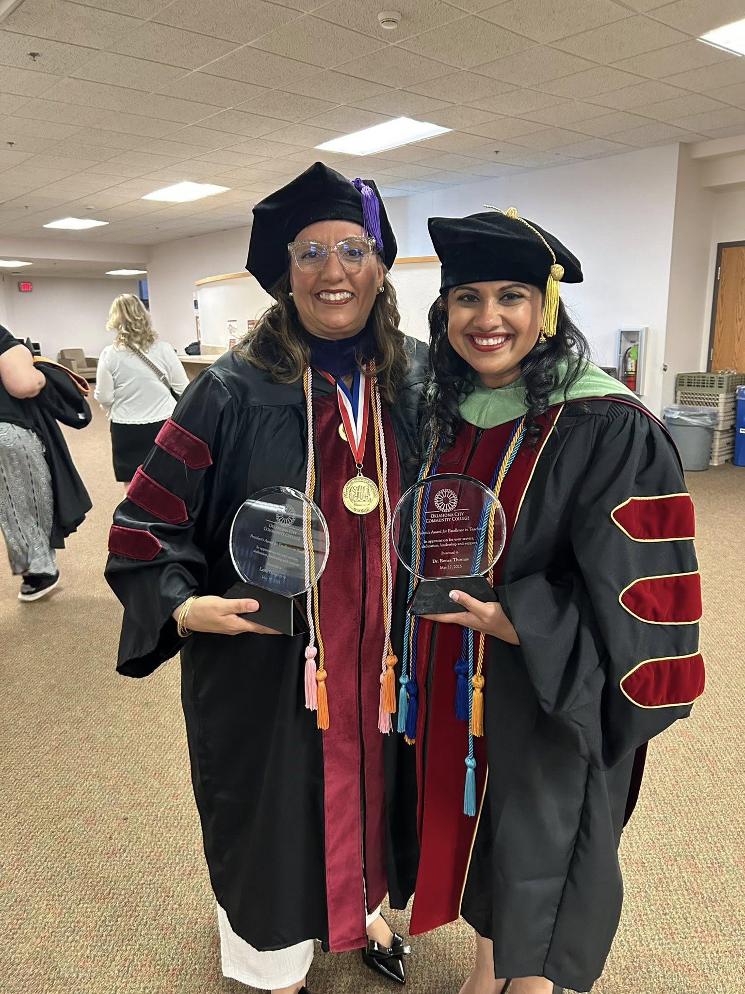 Oklahoma City Community College Professors Layla Dougherty and Renee Thomas.