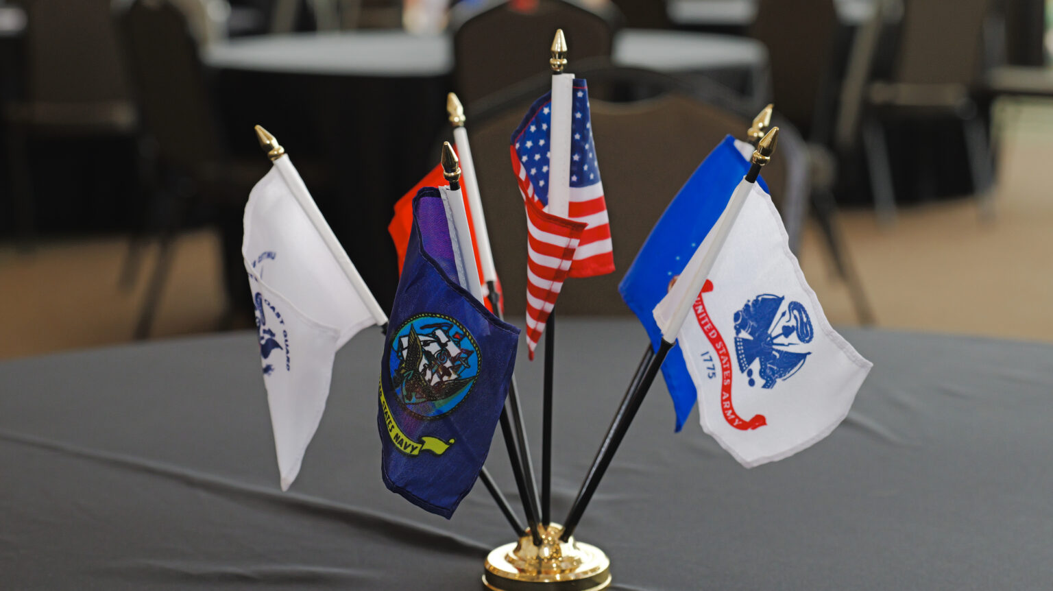 Veterans Day Table Flags